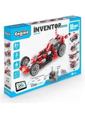 ערכת הרכבה מכוניות מרוץ 10 מודלים - engino (אנג'ינו)