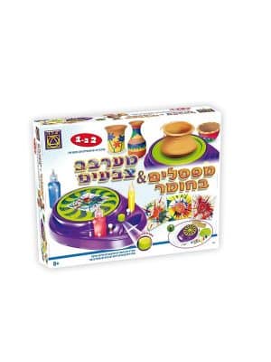 מפסלים בחומר ומערבב צבעים