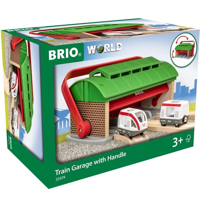 מוסך לרכבת עם ידית נשיאה 33474