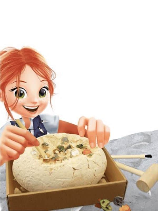 ביצת מגה דינוזאור לחפירה (בוקי צרפת)
