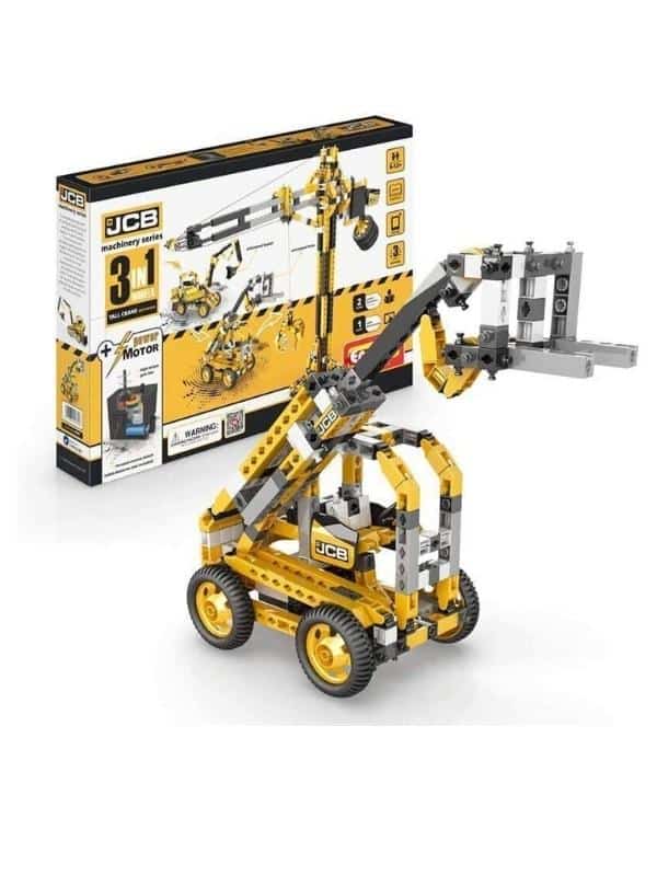 ערכת הרכבה JCB עגורן 3 מודלים - engino (אנג'ינו)