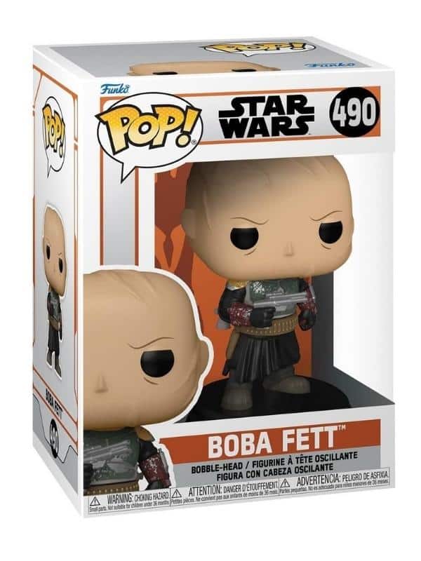 בובת פופ מלחמת הכוכבים (490) מקורי! - Funco POP Boba fett star wars