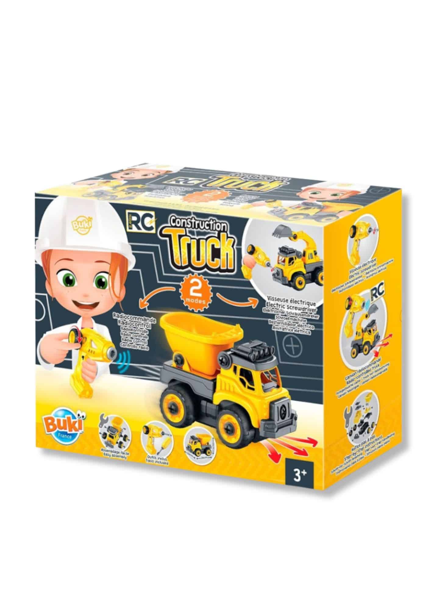 ערכה להרכבת משאית בנייה RC (בוקי צרפת)